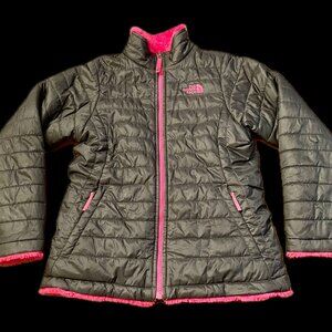 The North Face Girls Mossbud Swirl Reversible Jacket 14/16